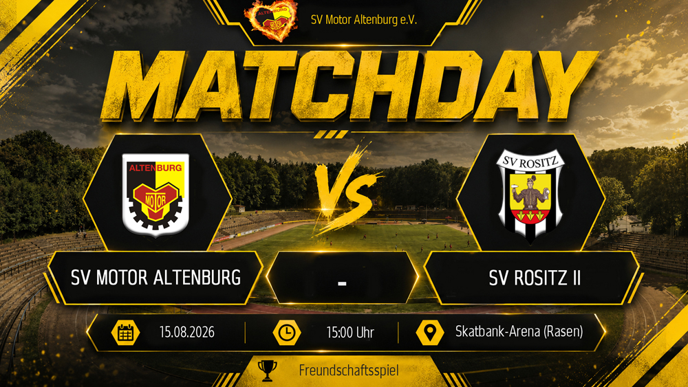 Testspiel Motor Altenburg SV Rositz