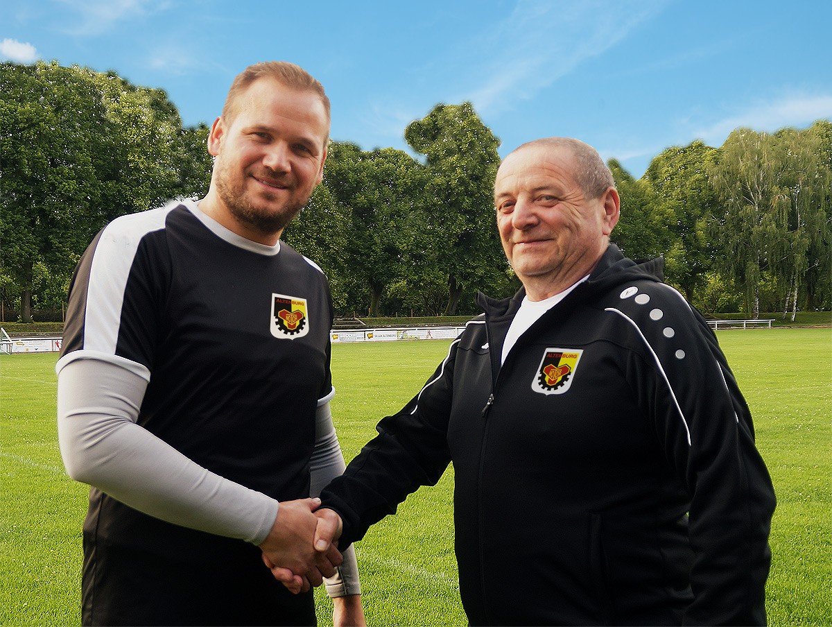 (li) Kai Müller, sportlicher Leiter und Motor-Trainer Uwe Trautmann (re.)